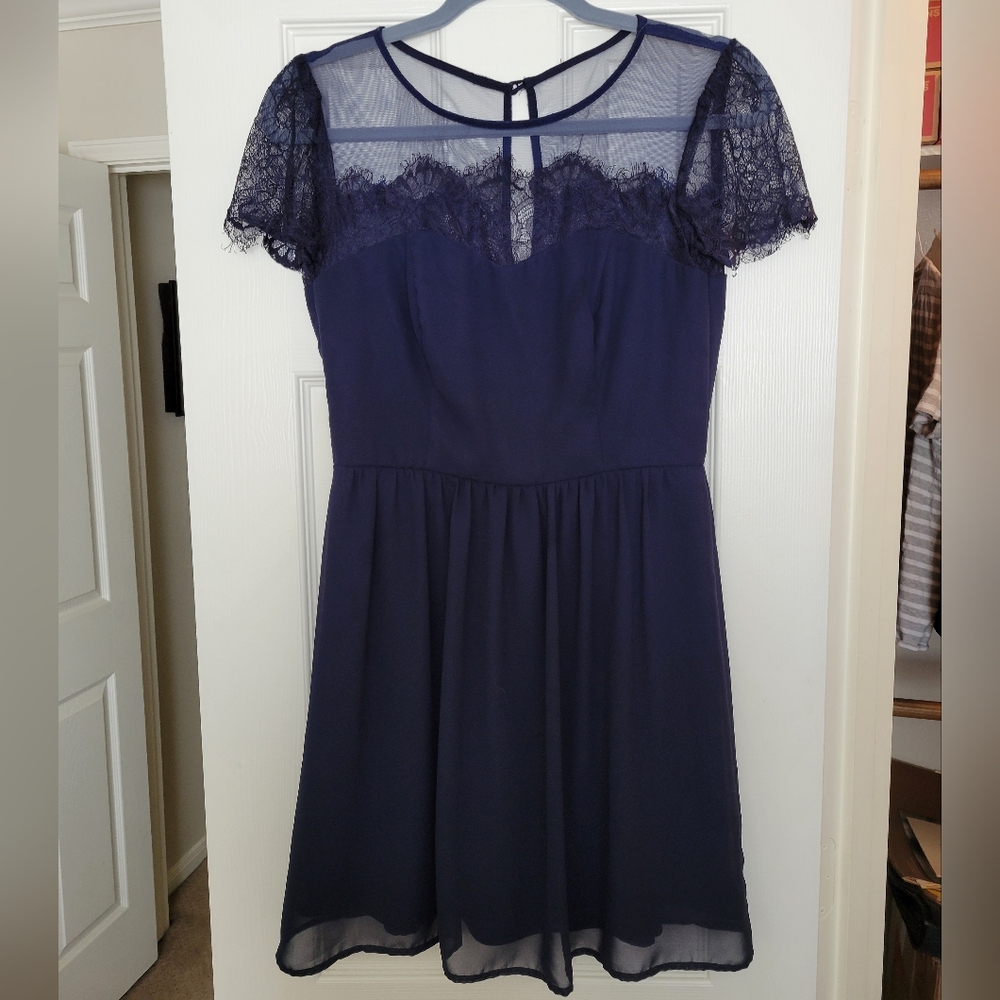 Blue dress